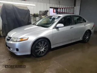2006 Acura TSX Navi with VIN JH4CL96916C004076, listed as a Copart auction lot 47979105 with 163,140 mi miles and Salvage Title. Bid and sale history available at carsss.com. Image 1.
