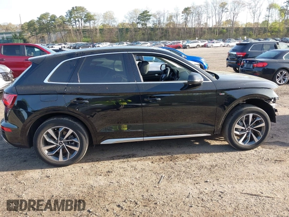 2022 Audi Q5 S line Premium with VIN WA1GAAFY9N2021322, listed as a IAAI auction lot 42119054 with 31,863 mi miles and . Bid and sale history available at DreamBid. Image 13.