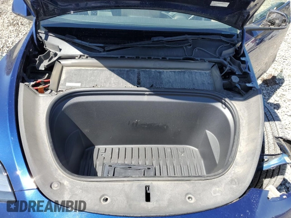 2023 Tesla Model Y Long Range with VIN 7SAYGDEE3PA106609, listed as a Copart auction lot 53839315 with 24,077 mi miles and Salvage Title. Bid and sale history available at DreamBid. Image 12.