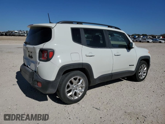 2017 Jeep Renegade Latitude with VIN ZACCJABB4HPG67092, listed as a Copart auction lot 42410215 with 122,085 mi miles and Salvage Title. Bid and sale history available at carsss.com. Image 3.