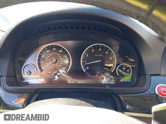 2016 BMW 5 Series 535i xDrive with VIN WBA5B3C56GG257283, listed as a IAAI auction lot 41910221 with 74,831 mi miles and . Bid and sale history available at DreamBid. Image 7.