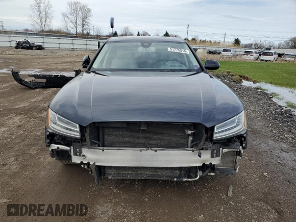 2017 Audi A8 L with VIN WAU44AFD5HN007950, listed as a Copart auction lot 51775815 with 95,633 mi miles and Salvage Title. Bid and sale history available at carsss.com. Image 5.