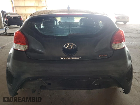 2014 Hyundai Veloster Turbo with VIN KMHTC6AE4EU209397, listed as a Copart auction lot 83094624 with 196,539 mi miles and Salvage Title. Bid and sale history available at carsss.com. Image 6.