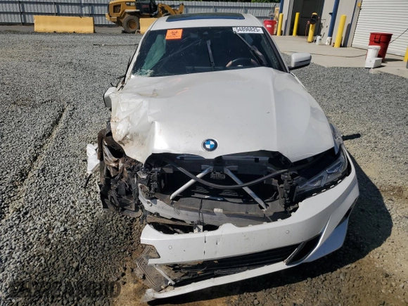 2023 BMW 3 Series 330i with VIN 3MW69FF0XP8D11989, listed as a Copart auction lot 54896825 with Not provided miles and Salvage title. Bid and sale history available at DreamBid. Image 5.