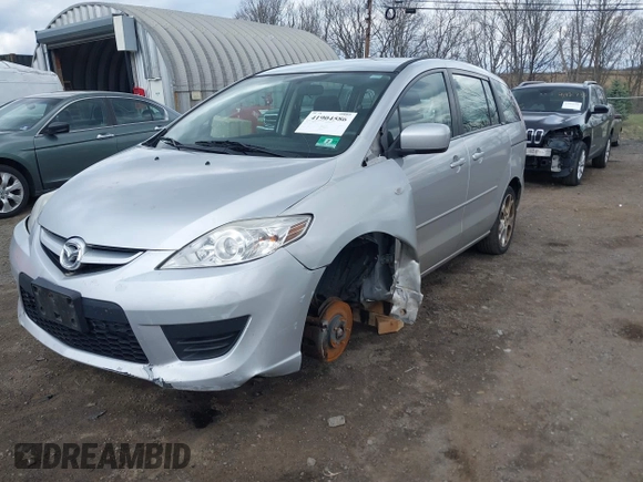 2008 Mazda 5 Sport with VIN JM1CR29L780317782, listed as a IAAI auction lot 41904586 with 85,394 mi miles. Bid and sale history available at carsss.com. Image 6.