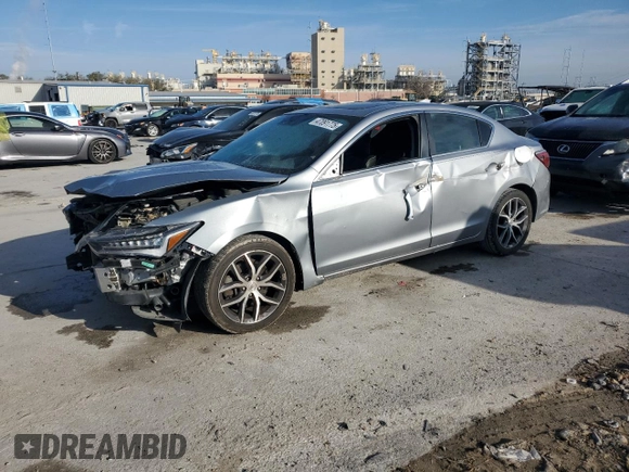 2019 Acura ILX w/Premium Pkg with VIN 19UDE2F73KA008417, listed as a Copart auction lot 47091775 with 43,143 mi miles and Salvage Title. Bid and sale history available at carsss.com. Image 1.