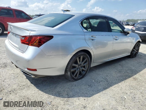 2013 Lexus GS 350 with VIN JTHBE1BL1D5026864, listed as a Copart auction lot 72649944 with 76,583 mi miles and Salvage Title. Bid and sale history available at carsss.com. Image 3.