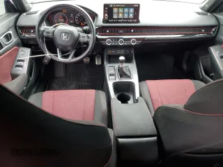2022 Honda Civic Si with VIN 2HGFE1E51NH471195, listed as a Copart auction lot 53160375 with 26,032 mi miles and Salvage Title. Bid and sale history available at DreamBid. Image 8.