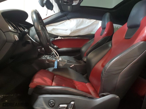 2013 Audi S5 Premium Plus with VIN WAUGGAFR2DA017479, listed as a Copart auction lot 54234015 with 137,237 mi miles and Salvage Title. Bid and sale history available at carsss.com. Image 7.