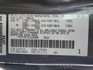 2018 Toyota Tundra 2WD SR5 with VIN 5TFEY5F18JX242054, listed as a Copart auction lot 43023045 with 127,640 mi miles and Salvage Title. Bid and sale history available at carsss.com. Image 12.
