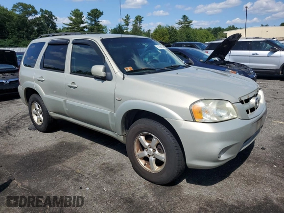 2005 Mazda Tribute i with VIN 4F2YZ92Z55KM53695, listed as a Copart auction lot 61494224 with 144,911 mi miles and Salvage Title. Bid and sale history available at carsss.com. Image 4.