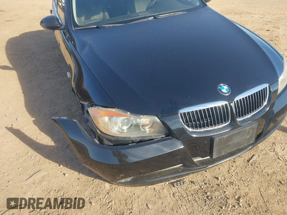 2006 BMW 3 Series 330i with VIN WBAVB33556PS15458, listed as a IAAI auction lot 41852222 with 78,633 mi miles. Bid and sale history available at carsss.com. Image 6.