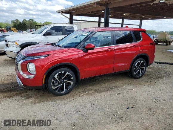 2023 Mitsubishi Outlander SE z VIN JA4J3UA84PZ033266, wystawiony jako Copart lot #52036295 z przebiegiem 17 793 mil mil oraz Szkoda całkowita • Salvage title. Historia ofert i sprzedaży dostępna na DreamBid. Obrazek 1.