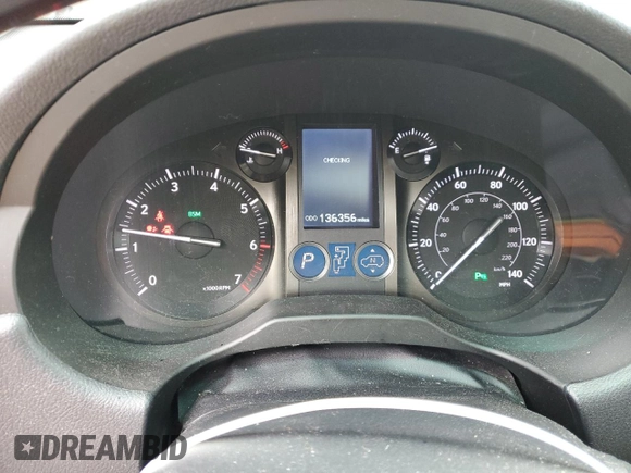 2014 Lexus GX 460 Luxury с VIN JTJJM7FX5E5071529, выставлен на аукционе Copart как лот 57157925 с пробегом 136 356 миль миль и Списание • Salvage title. История ставок и продаж доступна на DreamBid. Изображение 9.