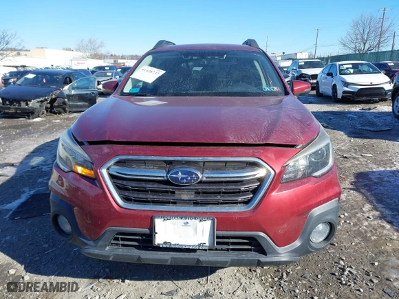 2018 Subaru Outback Premium with VIN 4S4BSAFC0J3344319, listed as a IAAI auction lot 41428737 with 76,958 mi miles. Bid and sale history available at carsss.com. Image 11.