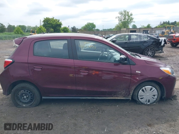 2024 Mitsubishi Mirage ES with VIN ML32AUHJ6RH002301, listed as a IAAI auction lot 42363493 with 13,949 mi miles and . Bid and sale history available at DreamBid. Image 14.