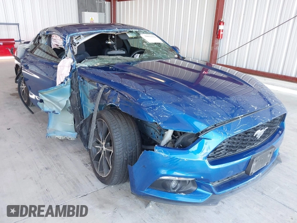 2017 Ford Mustang EcoBoost z VIN 1FA6P8TH1H5239681, wystawiony jako IAAI lot #39953332 z przebiegiem 102 035 mil mil oraz . Historia ofert i sprzedaży dostępna na DreamBid. Obrazek 1.