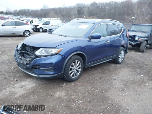 2019 Nissan Rogue SV with VIN KNMAT2MT9KP517402, listed as a IAAI auction lot 41039794 with 116,725 mi miles. Bid and sale history available at carsss.com. Image 16.