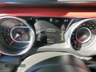 2021 Jeep Wrangler Unlimited Rubicon with VIN 1C4JJXFM7MW702520, listed as a Copart auction lot 41609735 with 11,184 mi miles and Salvage Title. Bid and sale history available at carsss.com. Image 9.