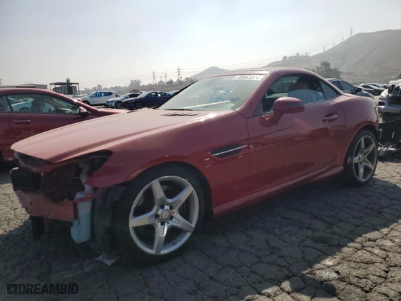 2014 Mercedes-Benz SLK-Class SLK 250 with VIN WDDPK4HA2EF088590, listed as a Copart auction lot 75963374 with NaN miles and Salvage Title. Bid and sale history available at carsss.com. Image 1.
