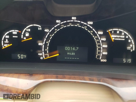 2004 Mercedes-Benz S 55 AMG with VIN WDBNG74J94A397588, listed as a Copart auction lot 85260014 with Not Provided miles and Clean Title. Bid and sale history available at DreamBid. Image 9.