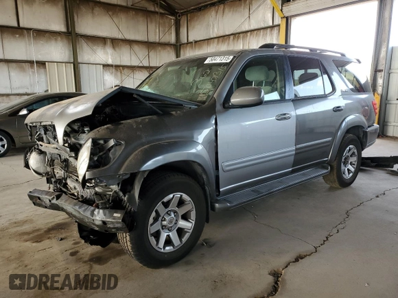2003 Toyota Sequoia Limited with VIN 5TDBT48A73S168823, listed as a Copart auction lot 50471315 with 178,902 mi miles and Salvage Title. Bid and sale history available at DreamBid. Image 1.