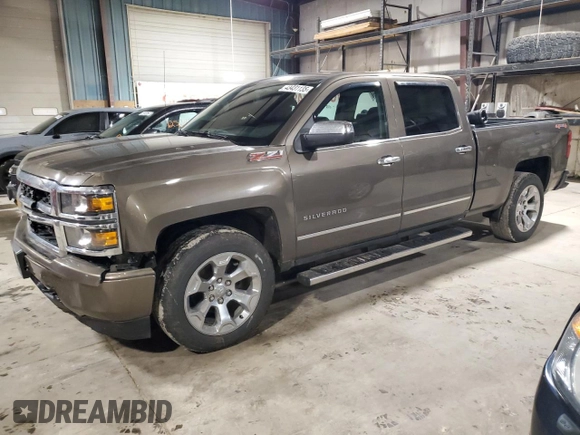 2014 Chevrolet Silverado 1500 Work Truck with VIN 3GCUKPEH3EG233215, listed as a Copart auction lot 43431135 with 177,524 mi miles and Salvage Title. Bid and sale history available at DreamBid. Image 1.