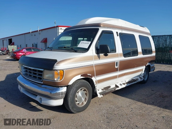 1996 Ford Econoline Cargo with VIN 1FDEE14N4THA59332, listed as a IAAI auction lot 42514910 with 107,511 mi miles and . Bid and sale history available at DreamBid. Image 2.