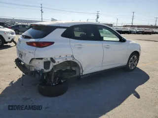 2023 Hyundai Kona SEL z VIN KM8K33AGXPU168028, wystawiony jako Copart lot #56489425 z przebiegiem 57 151 mil mil oraz Szkoda całkowita • Salvage title. Historia ofert i sprzedaży dostępna na DreamBid. Obrazek 3.
