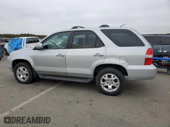 2001 Acura MDX Touring Pkg with VIN 2HNYD18601H542583, listed as a Copart auction lot 75733004 with 192,339 mi miles and Salvage Title. Bid and sale history available at carsss.com. Image 2.