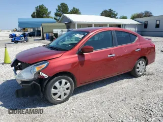2019 Nissan Versa SV with VIN 3N1CN7APXKL856398, listed as a Copart auction lot 52029085 with 97,993 mi miles and Salvage title. Bid and sale history available at DreamBid. Image 1.