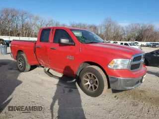 2020 Ram 1500 Tradesman with VIN 1C6RR6FG0LS121521, listed as a Copart auction lot 87486624 with 56,563 mi miles and Salvage title. Bid and sale history available at DreamBid. Image 4.