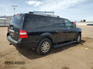 2012 Ford Expedition Max Limited with VIN 1FMJK2A58CEF15545, listed as a Copart auction lot 50229675 with 186,828 mi miles and Salvage title. Bid and sale history available at DreamBid. Image 3.