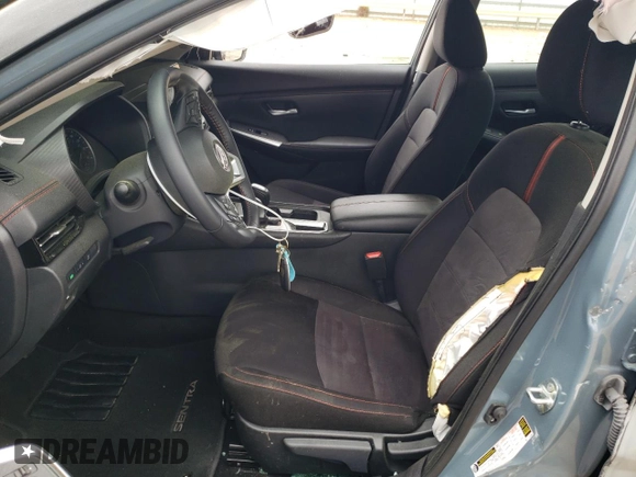 2024 Nissan Sentra SR with VIN 3N1AB8DV5RY244364, listed as a Copart auction lot 51608085 with 34,199 mi miles and Salvage title. Bid and sale history available at DreamBid. Image 7.