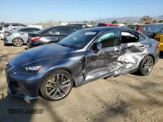 2016 Lexus IS 350 with VIN JTHCE1D25G5011846, listed as a Copart auction lot 88329465 with 93,952 mi miles and Salvage Title. Bid and sale history available at DreamBid. Image 1.