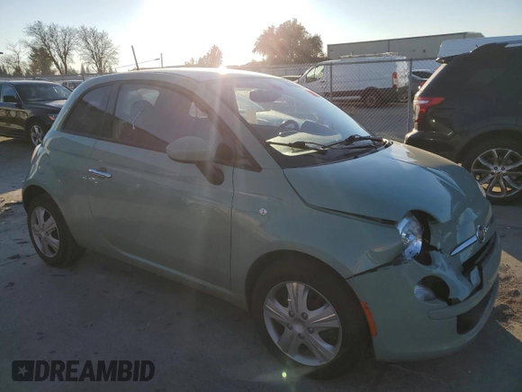 2016 FIAT 500 Pop with VIN 3C3CFFAR4GT133759, listed as a Copart auction lot 89073515 with 55,895 mi miles and Salvage Title. Bid and sale history available at carsss.com. Image 4.