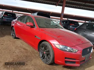 2017 Jaguar XE 35t Prestige with VIN SAJAK4BV6HA956301, listed as a IAAI auction lot 41735308 with 81,280 mi miles. Bid and sale history available at carsss.com. Image 1.