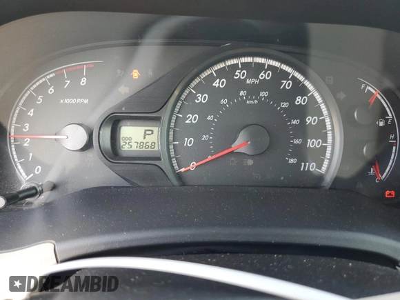 2012 Toyota Sienna LE AAS with VIN 5TDKK3DC8CS193671, listed as a Copart auction lot 63836955 with 257,868 mi miles and Salvage title. Bid and sale history available at DreamBid. Image 9.