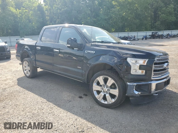 2016 Ford F-150 XLT with VIN 1FTEW1EG7GFC72102, listed as a Copart auction lot 61249415 with 52,492 mi miles and Salvage title. Bid and sale history available at DreamBid. Image 4.