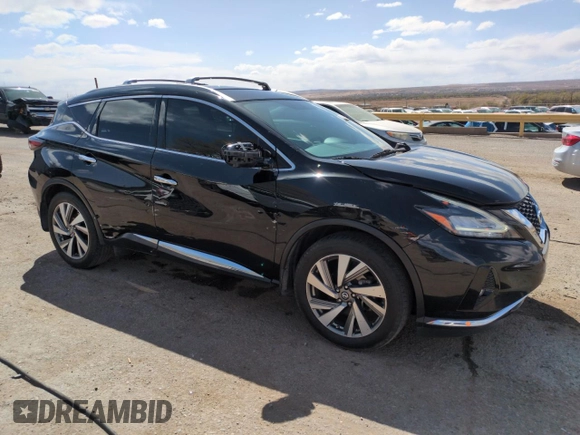 2019 Nissan Murano S with VIN 5N1AZ2MS5KN135591, listed as a Copart auction lot 50617235 with 124,369 mi miles and Salvage Title. Bid and sale history available at carsss.com. Image 4.