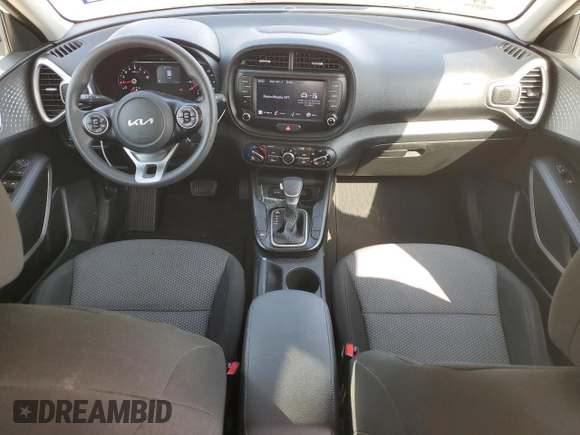 2022 Kia Soul LX with VIN KNDJ23AU6N7157547, listed as a Copart auction lot 51281625 with 55,318 mi miles and Salvage Title. Bid and sale history available at DreamBid. Image 8.