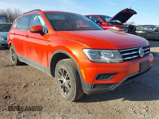 2019 Volkswagen Tiguan SE with VIN 3VV2B7AX5KM109109, listed as a IAAI auction lot 41768355 with 128,942 mi miles and . Bid and sale history available at DreamBid. Image 1.