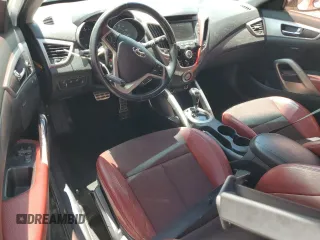 2013 Hyundai Veloster w/Gray Int with VIN KMHTC6AD1DU166305, listed as a Copart auction lot 60371385 with 88,101 mi miles and Salvage title. Bid and sale history available at DreamBid. Image 8.