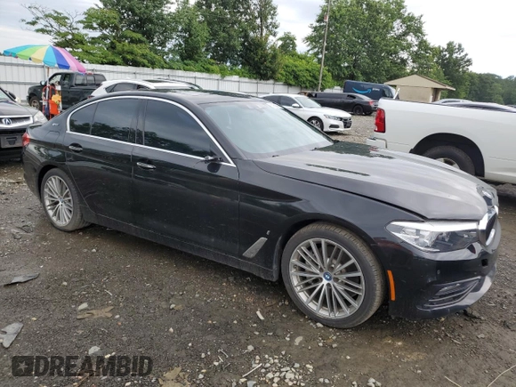 2018 BMW 5 Series 530e xDrive with VIN WBAJB1C55JB374313, listed as a Copart auction lot 62969295 with 70,596 mi miles and Clean title. Bid and sale history available at DreamBid. Image 4.