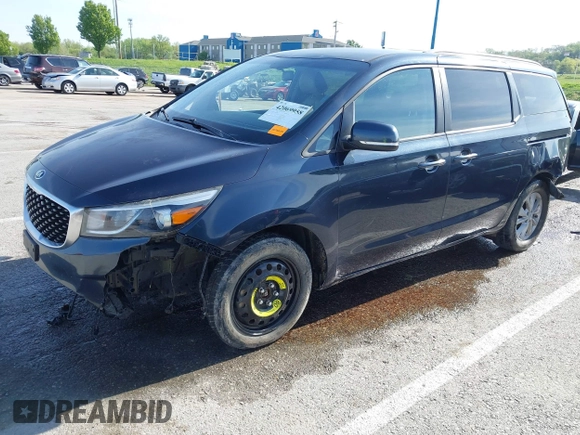 2017 Kia Sedona LX with VIN KNDMB5C19H6247894, listed as a IAAI auction lot 42069958 with 159,543 mi miles and . Bid and sale history available at DreamBid. Image 22.
