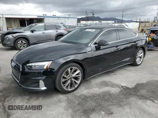 2023 Audi A5 Sportback Premium z VIN WAUABCF50PA026120, wystawiony jako Copart lot #48141855 z przebiegiem 38 272 mil mil oraz Szkoda całkowita • Salvage title. Historia ofert i sprzedaży dostępna na DreamBid. Obrazek 1.