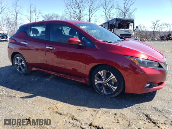 2021 Nissan LEAF SV with VIN 1N4AZ1CV6MC556928, listed as a Copart auction lot 50167985 with 39,076 mi miles and Salvage title. Bid and sale history available at DreamBid. Image 4.
