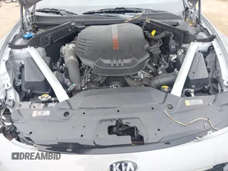 2018 Kia Stinger GT2 with VIN KNAE55LC7J6017223, listed as a IAAI auction lot 41356220 with 102,874 mi miles. Bid and sale history available at carsss.com. Image 10.