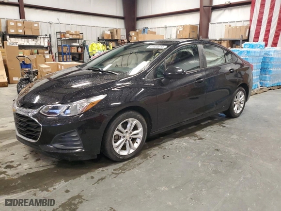2019 Chevrolet Cruze LS with VIN 1G1BC5SM9K7111629, listed as a Copart auction lot 81933014 with 80,764 mi miles and Salvage Title. Bid and sale history available at carsss.com. Image 1.