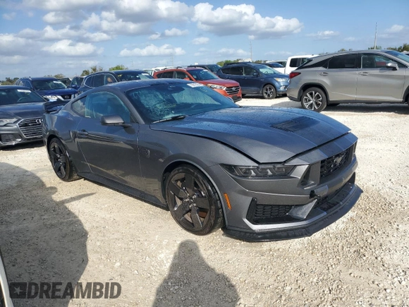 2024 Ford Mustang Dark Horse with VIN 1FA6P8R07R5506308, listed as a Copart auction lot 79815524 with 0 mi miles and Salvage Title. Bid and sale history available at carsss.com. Image 4.